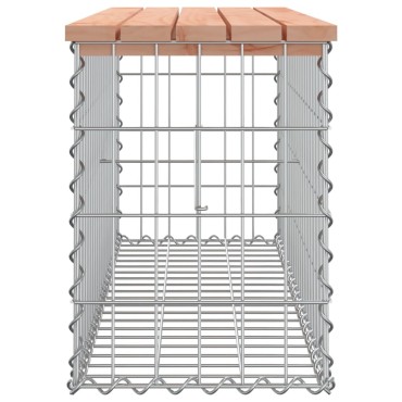 vidaXL Πάγκος Κήπου Συρματοκιβώτιο 103x31,5x42cm Μασίφ Ψευδοτσούγκα 1 τεμ.
