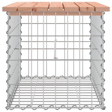 vidaXL Πάγκος Κήπου Συρματοκιβώτιο 63x44x42cm Μασίφ Ψευδοτσούγκα 1 τεμ.