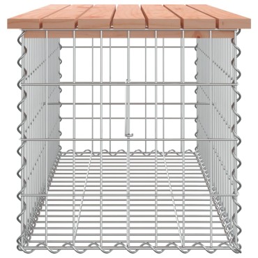 vidaXL Πάγκος Κήπου Συρματοκιβώτιο 103x44x42cm Μασίφ Ψευδοτσούγκα 1 τεμ.