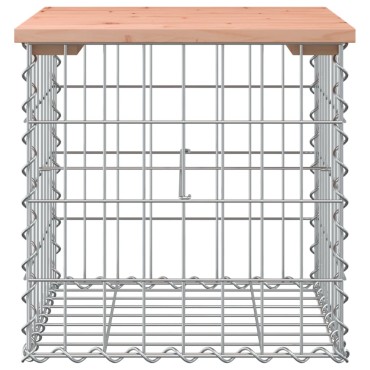 vidaXL Πάγκος Κήπου Συρματοκιβώτιο 43x44x42cm Μασίφ Ψευδοτσούγκα 1 τεμ.