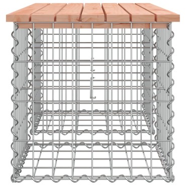 vidaXL Πάγκος Κήπου Συρματοκιβώτιο 103x44x42cm Μασίφ Ψευδοτσούγκα 1 τεμ.