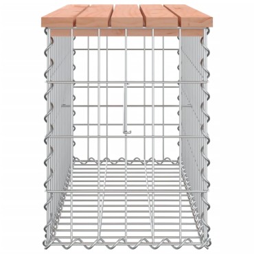 vidaXL Πάγκος Κήπου Συρματοκιβώτιο 83x31,5x42cm Μασίφ Ψευδοτσούγκα 1 τεμ.