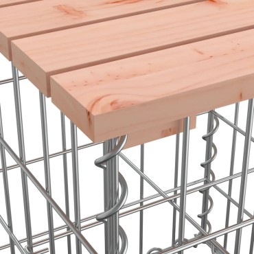 vidaXL Παγκάκι Συρματοκιβώτιο 244x71x65,5cm Μασίφ Ξύλο Ψευδοτσούγκας 1 τεμ.