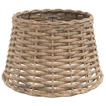 vidaXL Καπέλο Φωτιστικού Καφέ Ø38x23 εκ. από Wicker