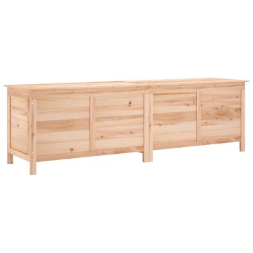 vidaXL Μπαούλο Αποθήκευσης Κήπου 198,5x50x56,5cm από Μασίφ Ξύλο Ελάτης 1 τεμ.