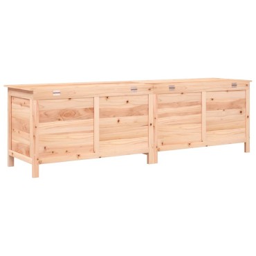 vidaXL Μπαούλο Αποθήκευσης Κήπου 198,5x50x56,5cm από Μασίφ Ξύλο Ελάτης 1 τεμ.