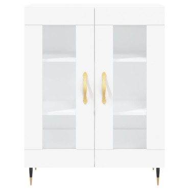 vidaXL Ντουλάπι Λευκό 69,5x34x180cm από Επεξεργασμένο Ξύλο 1 τεμ.