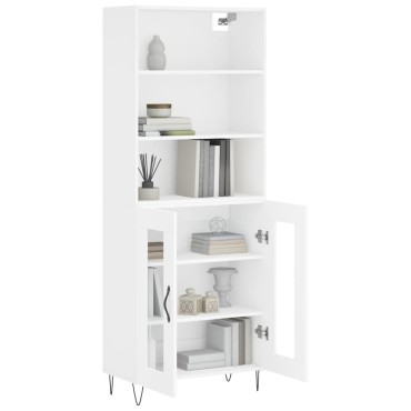 vidaXL Ντουλάπι Λευκό 69,5x34x180cm από Επεξεργασμένο Ξύλο 1 τεμ.