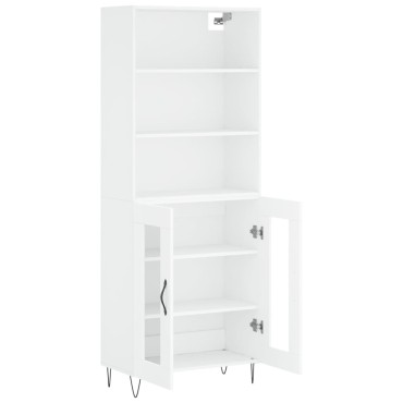 vidaXL Ντουλάπι Λευκό 69,5x34x180cm από Επεξεργασμένο Ξύλο 1 τεμ.