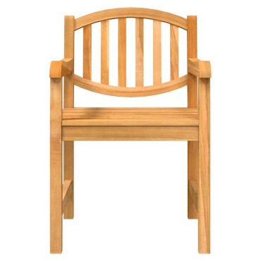 vidaXL Σετ Τραπεζαρίας Κήπου 4 τεμ. από Μασίφ Ξύλο Teak 58x59x88cm