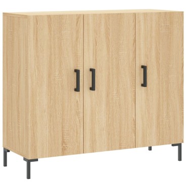 vidaXL Ντουλάπι Sonoma δρυς 90x34x80cm Επεξεργασμένο Ξύλο 1 τεμ.