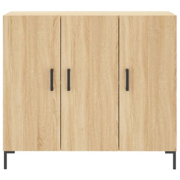 vidaXL Ντουλάπι Sonoma δρυς 90x34x80cm Επεξεργασμένο Ξύλο 1 τεμ.