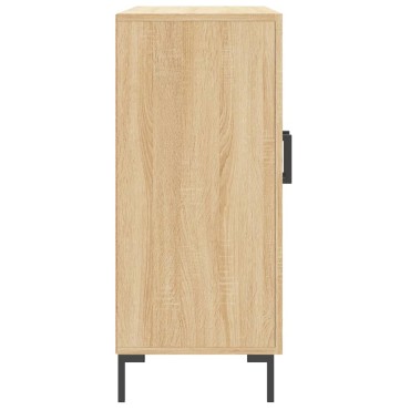 vidaXL Ντουλάπι Sonoma δρυς 90x34x80cm Επεξεργασμένο Ξύλο 1 τεμ.