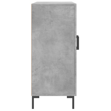 vidaXL Ντουλάπι Γκρι Σκυροδέματος 90x34x80cm Επεξεργασμένο Ξύλο 1 τεμ.