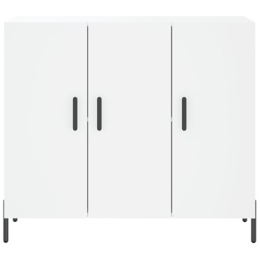 vidaXL Μπουφές Λευκός 90x34x80cm από Επεξεργασμένο Ξύλο 1 τεμ.