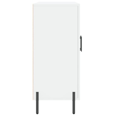 vidaXL Μπουφές Λευκός 90x34x80cm από Επεξεργασμένο Ξύλο 1 τεμ.