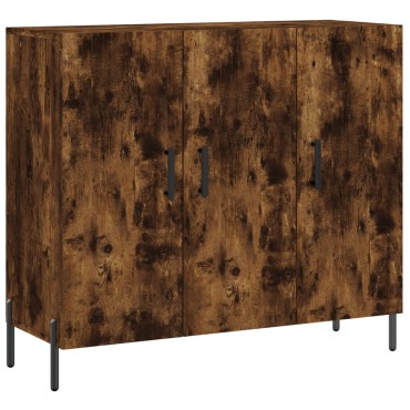 vidaXL Ντουλάπι Καπνιστή Δρυς 90x34x80cm Επεξεργασμένο Ξύλο 1 τεμ.