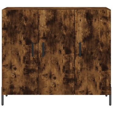 vidaXL Ντουλάπι Καπνιστή Δρυς 90x34x80cm Επεξεργασμένο Ξύλο 1 τεμ.
