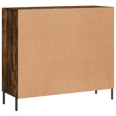 vidaXL Ντουλάπι Καπνιστή Δρυς 90x34x80cm Επεξεργασμένο Ξύλο 1 τεμ.