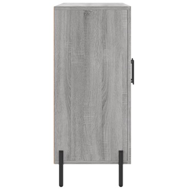 vidaXL Ντουλάπι Γκρι Sonoma 90x34x80cm από Επεξεργασμένο Ξύλο 1 τεμ.