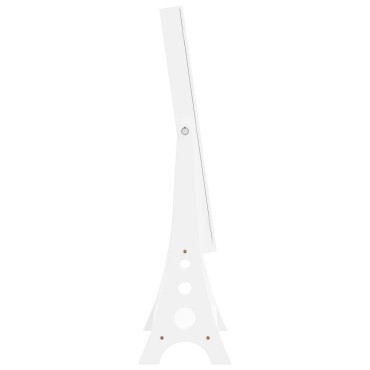 vidaXL Έπιπλο Κοσμημάτων με Καθρέφτη & LED Φώτα Επιδαπέδιο Λευκό