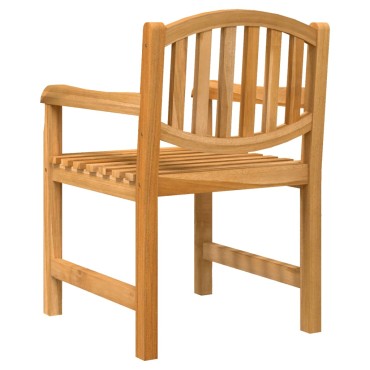 vidaXL Καρέκλες Κήπου 4 τεμ. 58x59x88cm από Μασίφ Ξύλο Teak