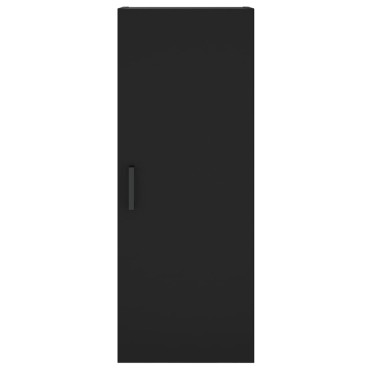 vidaXL Ντουλάπι Μαύρο 34,5x34x180cm από Επεξεργασμένο Ξύλο 1 τεμ.