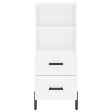 vidaXL Ντουλάπι Λευκό 34,5x34x180cm από Επεξεργασμένο Ξύλο 1 τεμ.