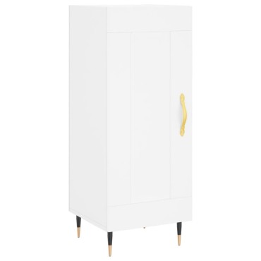 vidaXL Ντουλάπι Λευκό 34,5x34x180cm από Επεξεργασμένο Ξύλο 1 τεμ.