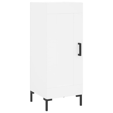 vidaXL Ντουλάπι Λευκό 34,5x34x180cm από Επεξεργασμένο Ξύλο 1 τεμ.