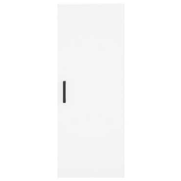 vidaXL Ντουλάπι Λευκό 34,5x34x180cm από Επεξεργασμένο Ξύλο 1 τεμ.