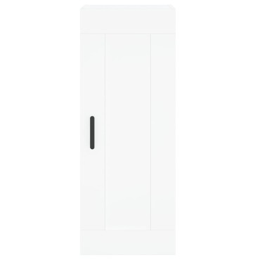 vidaXL Ντουλάπι Λευκό 34,5x34x180cm από Επεξεργασμένο Ξύλο 1 τεμ.
