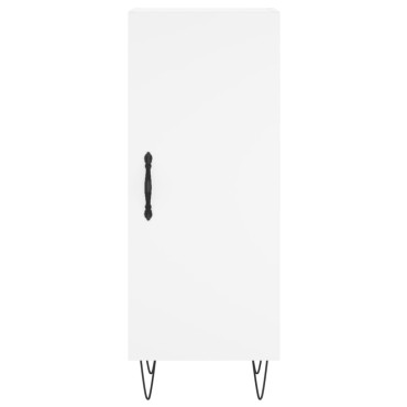 vidaXL Ντουλάπι Λευκό 34,5x34x180cm από Επεξεργασμένο Ξύλο 1 τεμ.