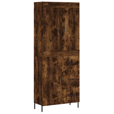vidaXL Ντουλάπι Καπνιστή Δρυς 69,5x34x180cm από Επεξεργασμένο Ξύλο 1 τεμ.