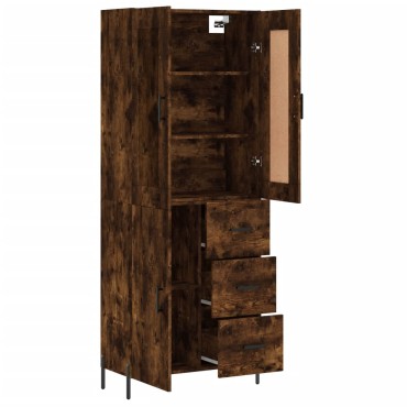 vidaXL Ντουλάπι Καπνιστή Δρυς 69,5x34x180cm από Επεξεργασμένο Ξύλο 1 τεμ.