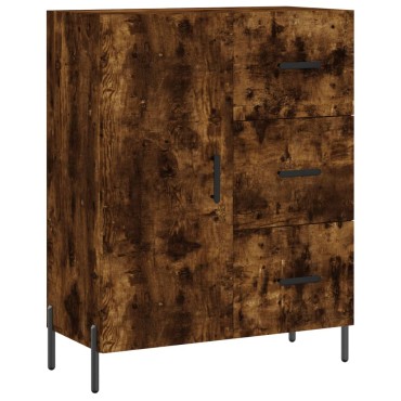 vidaXL Ντουλάπι Καπνιστή Δρυς 69,5x34x180cm από Επεξεργασμένο Ξύλο 1 τεμ.