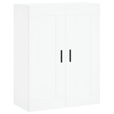 vidaXL Ντουλάπι Λευκό 69,5x34x180cm από Επεξεργασμένο Ξύλο 1 τεμ.