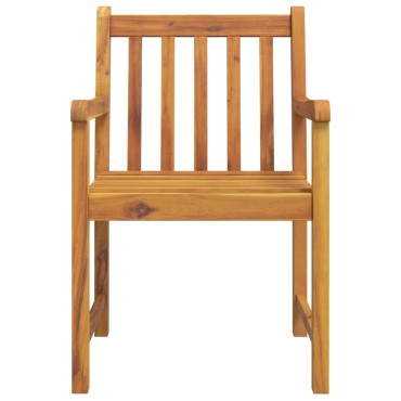 vidaXL Καρέκλες Κήπου 4 τεμ. 56x55,5x90cm από Μασίφ Ξύλο Ακακίας