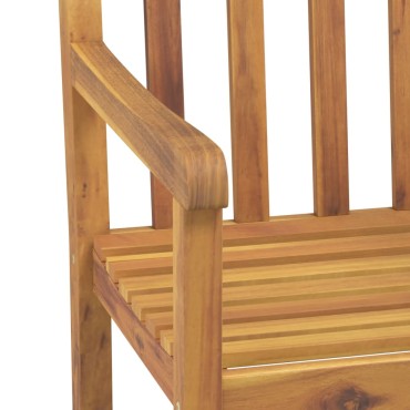 vidaXL Καρέκλες Κήπου 4 τεμ. 56x55,5x90cm από Μασίφ Ξύλο Ακακίας