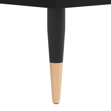 vidaXL Ντουλάπι Μαύρο 34,5x34x180cm από Επεξεργασμένο Ξύλο 1 τεμ.