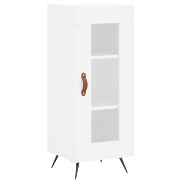 vidaXL Ντουλάπι Λευκό 34,5x34x180cm από Επεξεργασμένο Ξύλο 1 τεμ.