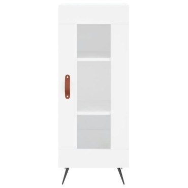vidaXL Ντουλάπι Λευκό 34,5x34x180cm από Επεξεργασμένο Ξύλο 1 τεμ.