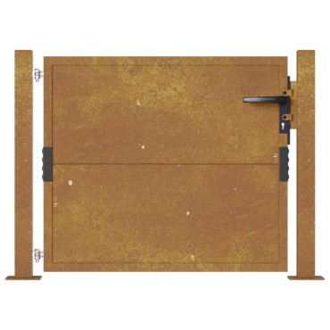 vidaXL Πύλη Κήπου 105x80 εκ. από Ατσάλι Corten