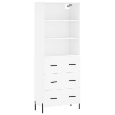 vidaXL Ντουλάπι Λευκό 69,5x34x180cm από Επεξεργασμένο Ξύλο 1 τεμ.