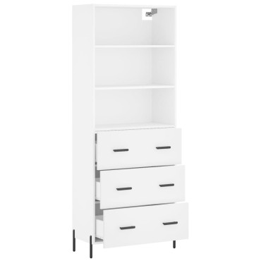 vidaXL Ντουλάπι Λευκό 69,5x34x180cm από Επεξεργασμένο Ξύλο 1 τεμ.