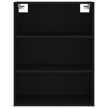 vidaXL Ντουλάπι Μαύρο 69,5x34x180cm από Επεξεργασμένο Ξύλο 1 τεμ.