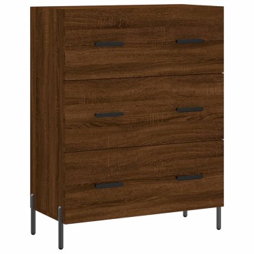 vidaXL Ντουλάπι Καφέ Δρυς 69,5x34x180cm από Επεξεργασμένο Ξύλο 1 τεμ.