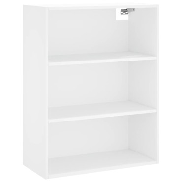 vidaXL Ντουλάπι Λευκό 69,5x32,5x180cm Επεξεργασμένο Ξύλο 1 τεμ.