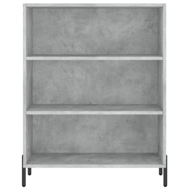 vidaXL Ντουλάπι Γκρι Σκυροδέματος 69,5x32,5x180cm Επεξεργασμένο Ξύλο 1 τεμ.