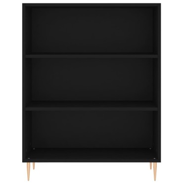vidaXL Ντουλάπι Μαύρο 69,5x32,5x180cm Επεξεργασμένο Ξύλο 1 τεμ.